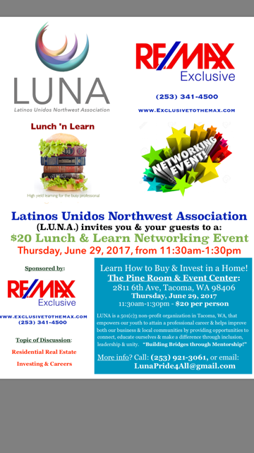 LUNA and RE/MAX Lunch & Learn