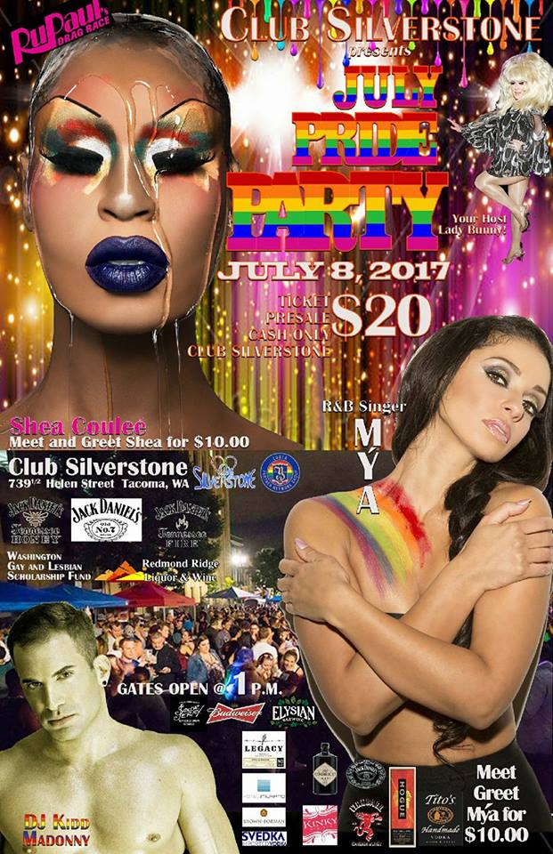 Tacoma Pride Festival event Club Silverstone