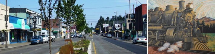 South Tacoma Business District with Experience Tacoma